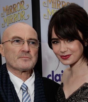 Lily Collins y su complicada relación con su papá, Phil (Foto: Getty Images)