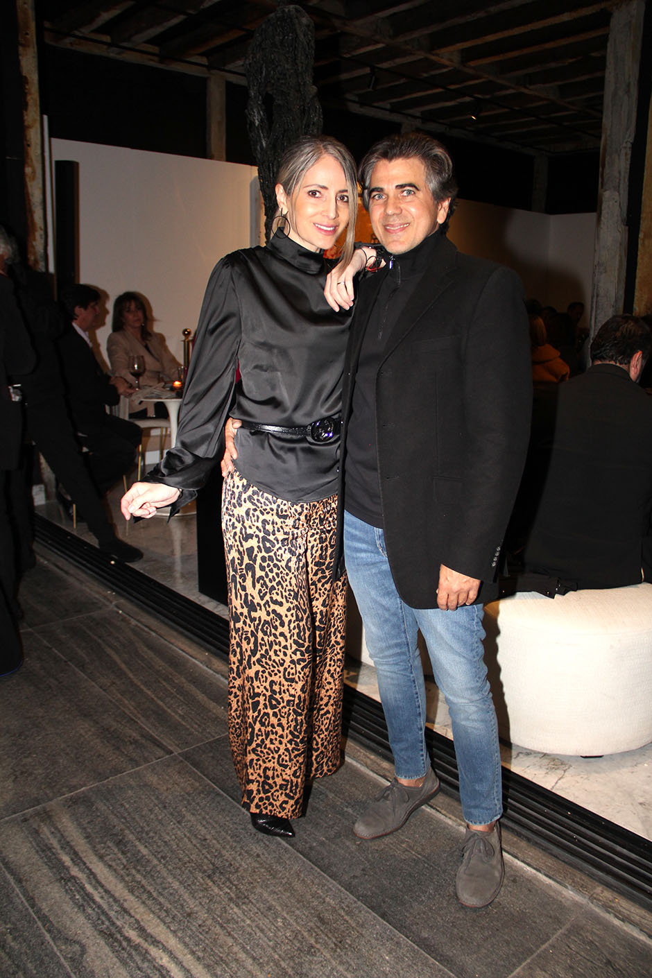 Andrea Cobens y Rafael San Juan.