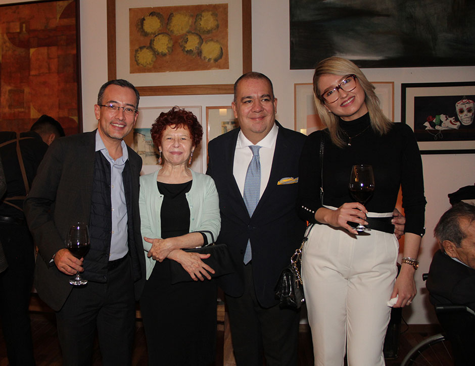 Carlos Iván Moreno, Eunice Cortés, Nicolás Alvarado y Blanca Inguanzo.