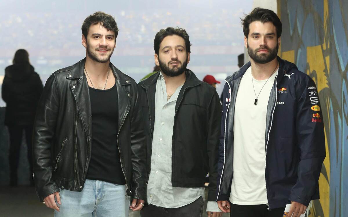 Federico Hinojosa, Diego Rodríguez y Adrián Sheridan