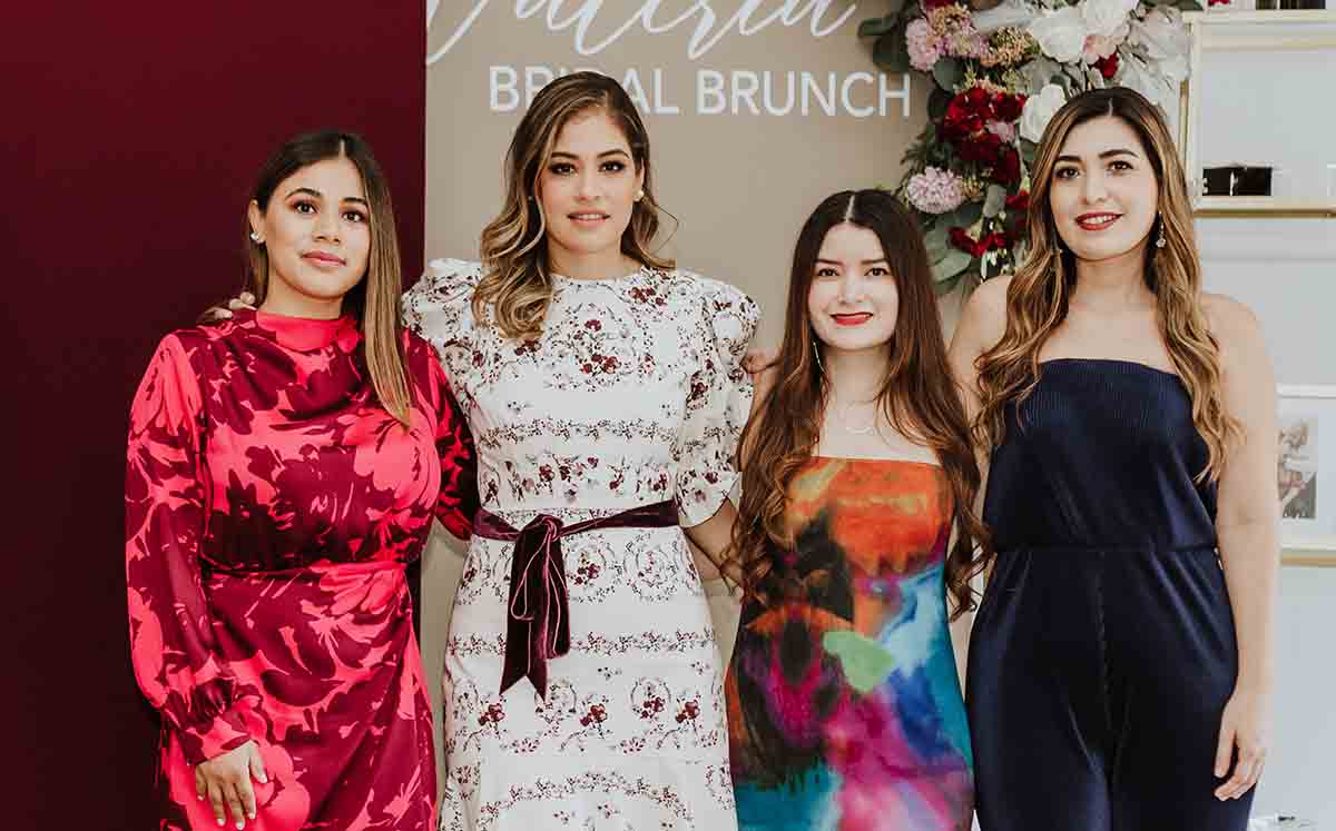 Valeria junto a sus invitadas / Fotos: Marcela Rendón