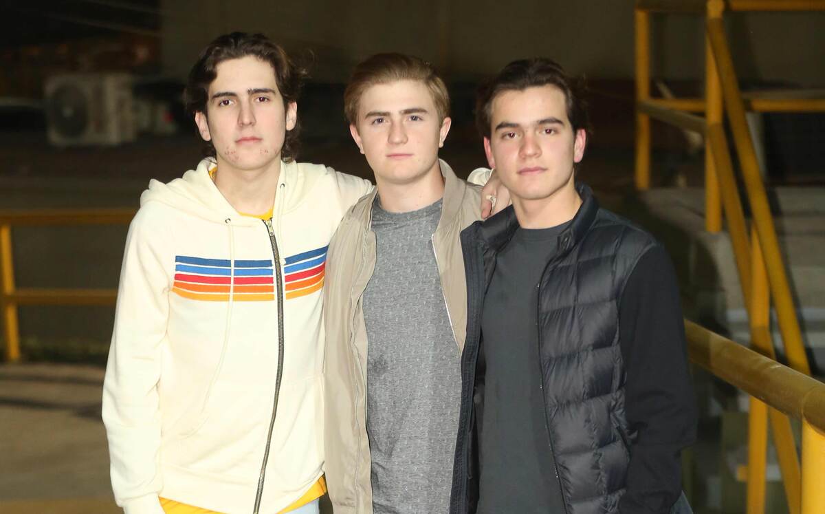 Lenin Zazueta, Santiago Garza y Juan Pablo Garza