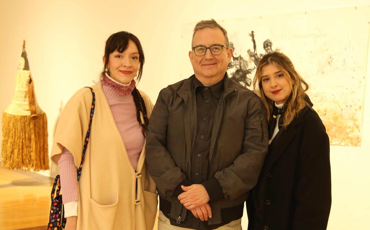 Michelle Lartige, Rodrigo Odriozola y Natalia Garza
