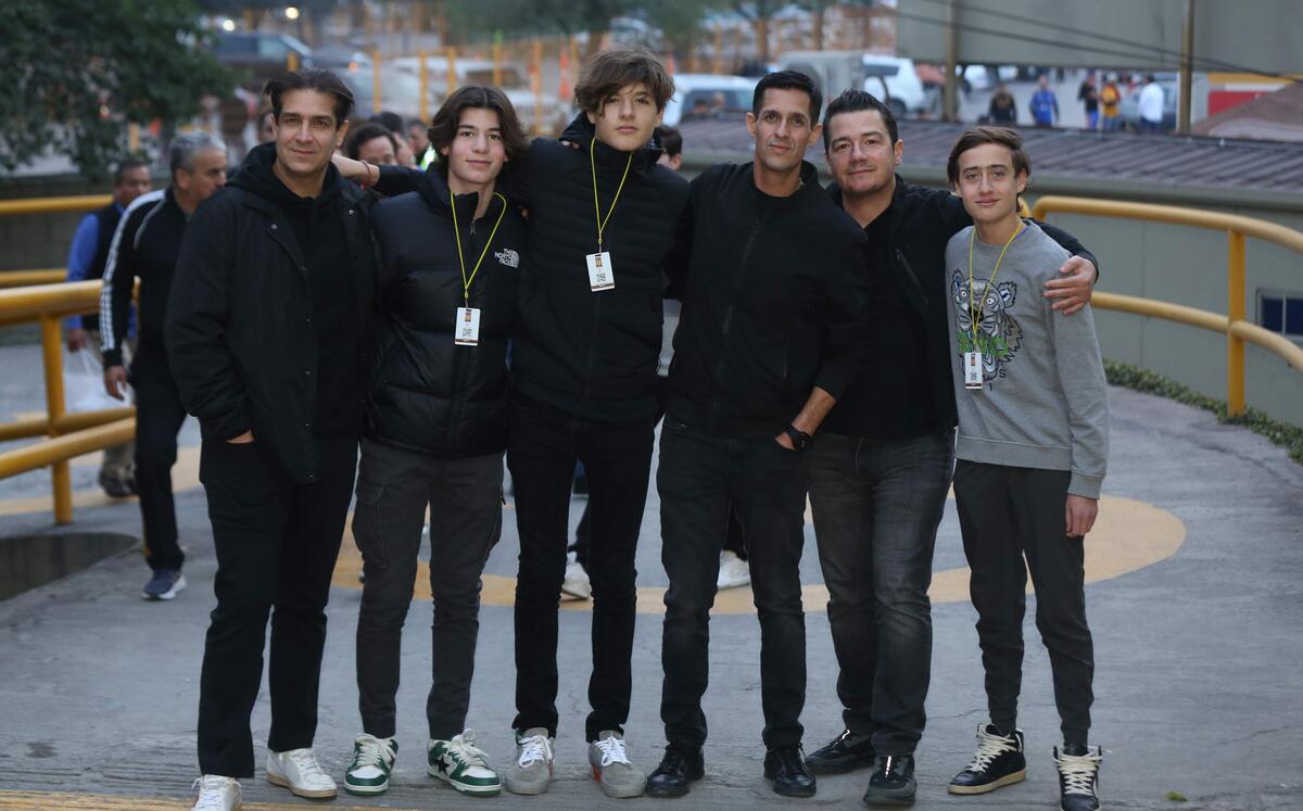 Sergio Cid, Morice Zablah, Marcelo Elizondo,  Carlos Villaseñor, Ricardo Cid y Álvaro Schwarz