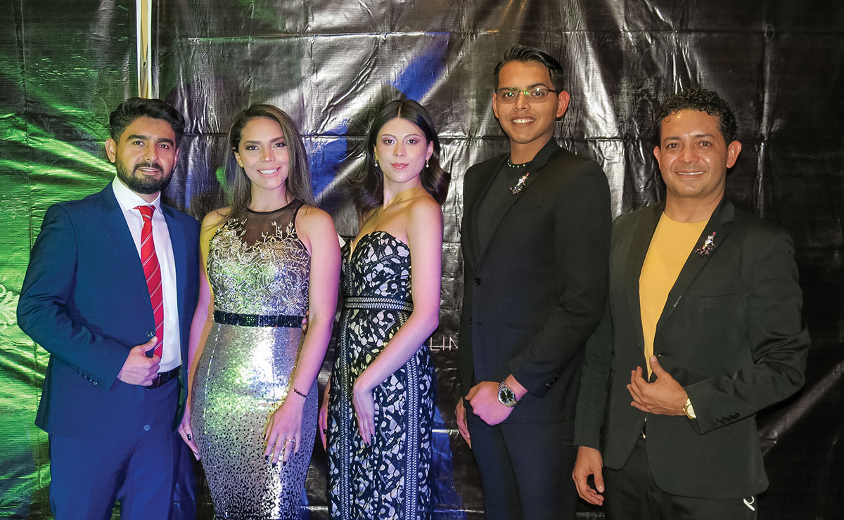Ricardo Bautista, Celeste Márquez, Estefanía Camacho, Mario Rico y Christopher Noriega