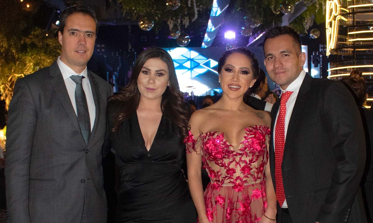 Germán Aguilera, Jessica Orozco, Sindy Rico y Gerardo Pérez