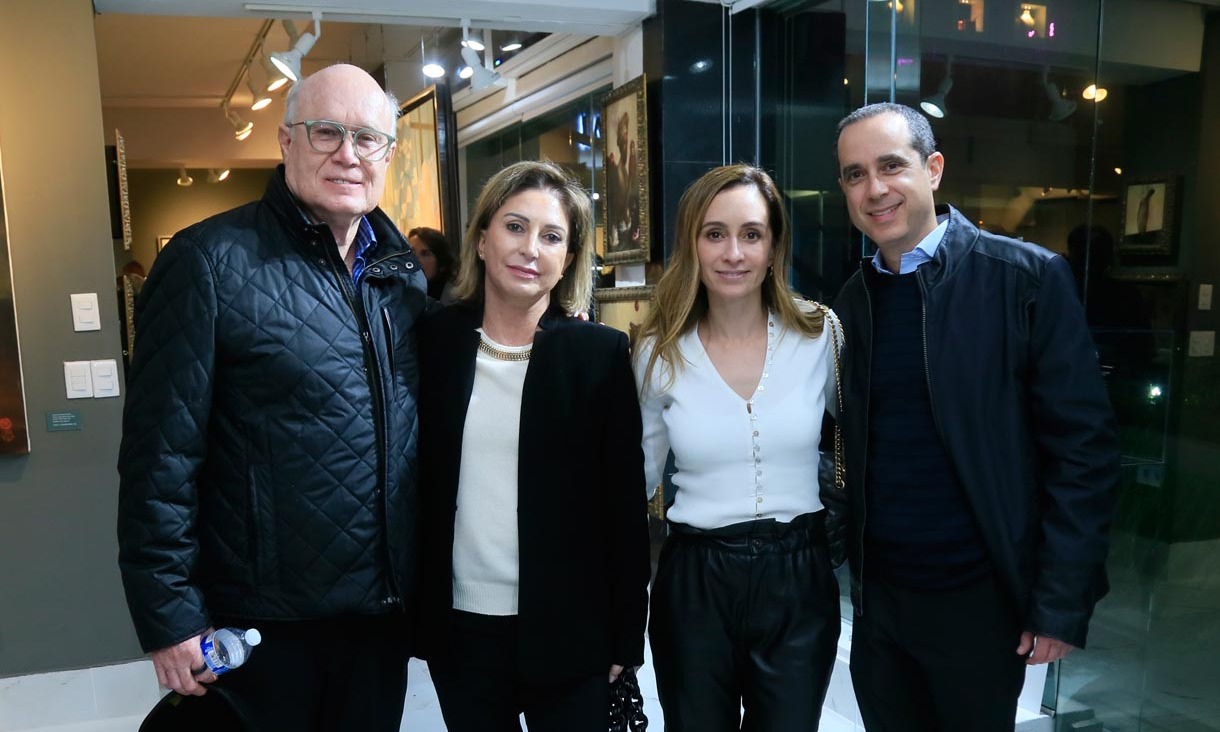 Javier Taoussaint, Norma Lazca de Toussaint, Sonia Gómez de Toussaint y Javier Tousssaint