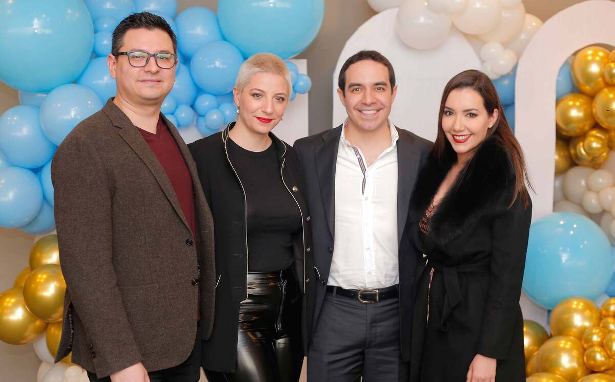 David Flores, Karla Villarreal, Jorge Ocampo Garza y Diana Villanueva