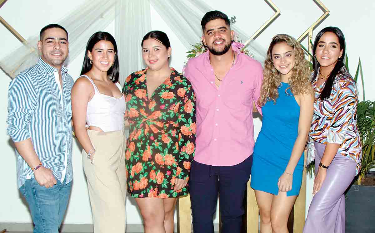 Luis Barragán, Renata Escalante, Pamela García, Ragde Medina, Dannae Medina y Scarlett Barragán/ Fotos: Dennis Hernández