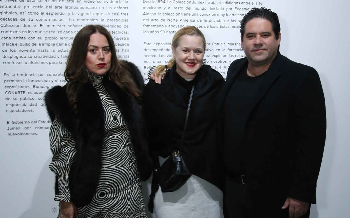 Greta Villarreal, Melisa Villarreal de Sánchez y Fernando Sánchez