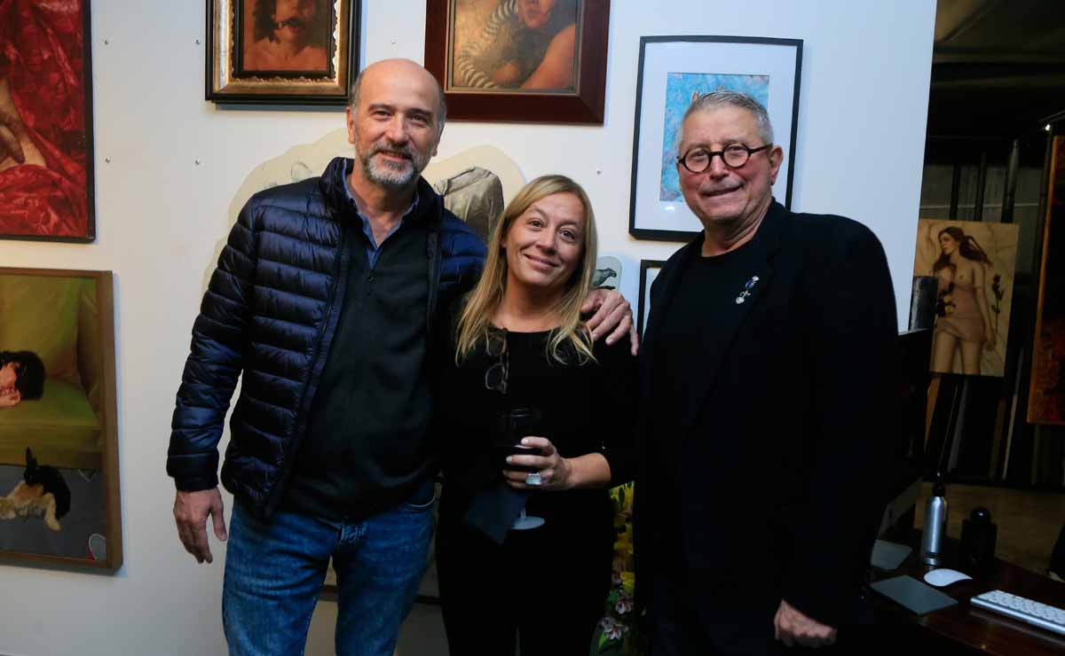 Guillermo Rey, Lucrecia Leme y Alberto Vargas / Fotos: Omar Valdez