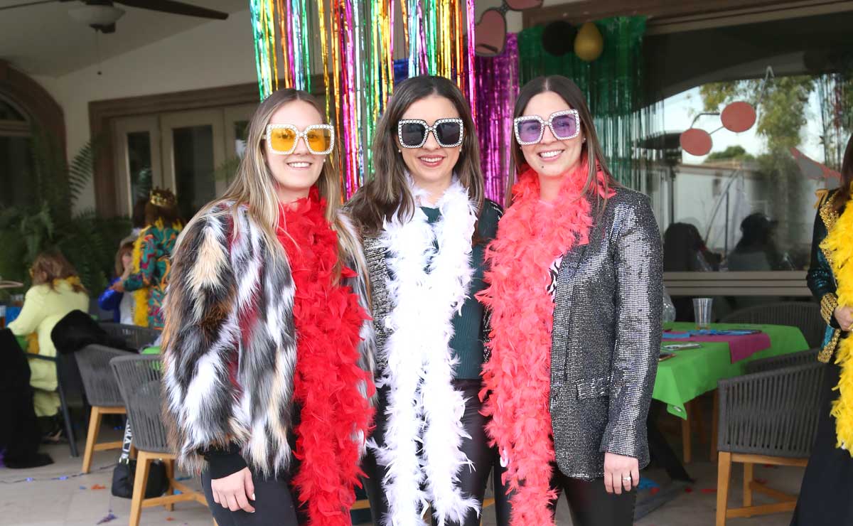Regina, Andrea y Sory