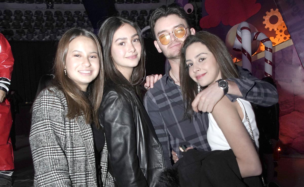 Vero, Ángela, Marcelo y Georgina