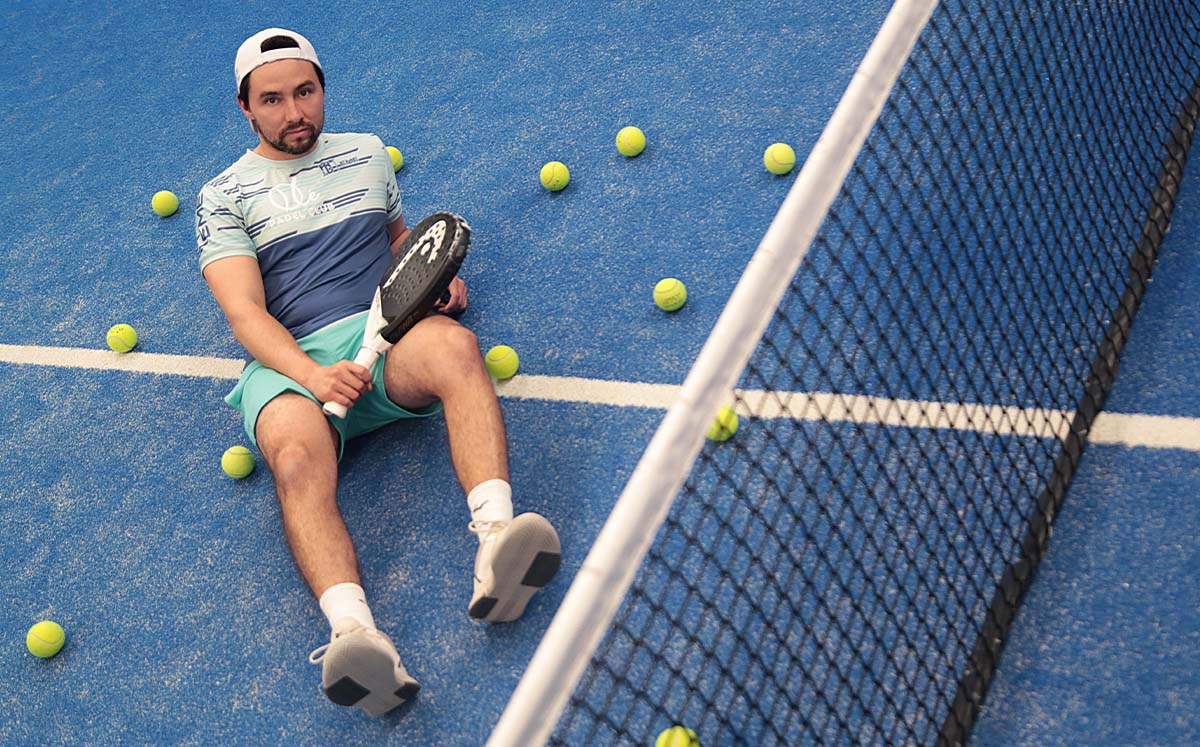 Arturo Sosa, promesa deportiva de pádel en Hidalgo / Fotos: Arturo Valdez