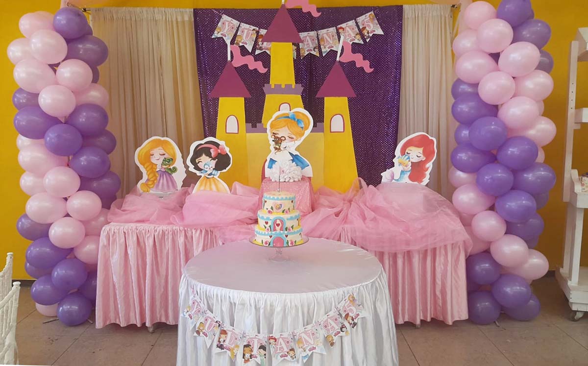 Decoración de princesas Disney