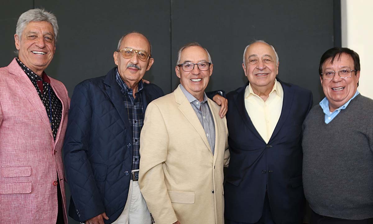 Juán José Castillo, Manuel Adolfo Espinoza, Froylán Villegas, Horacio Mejía y Lloyd Villegas