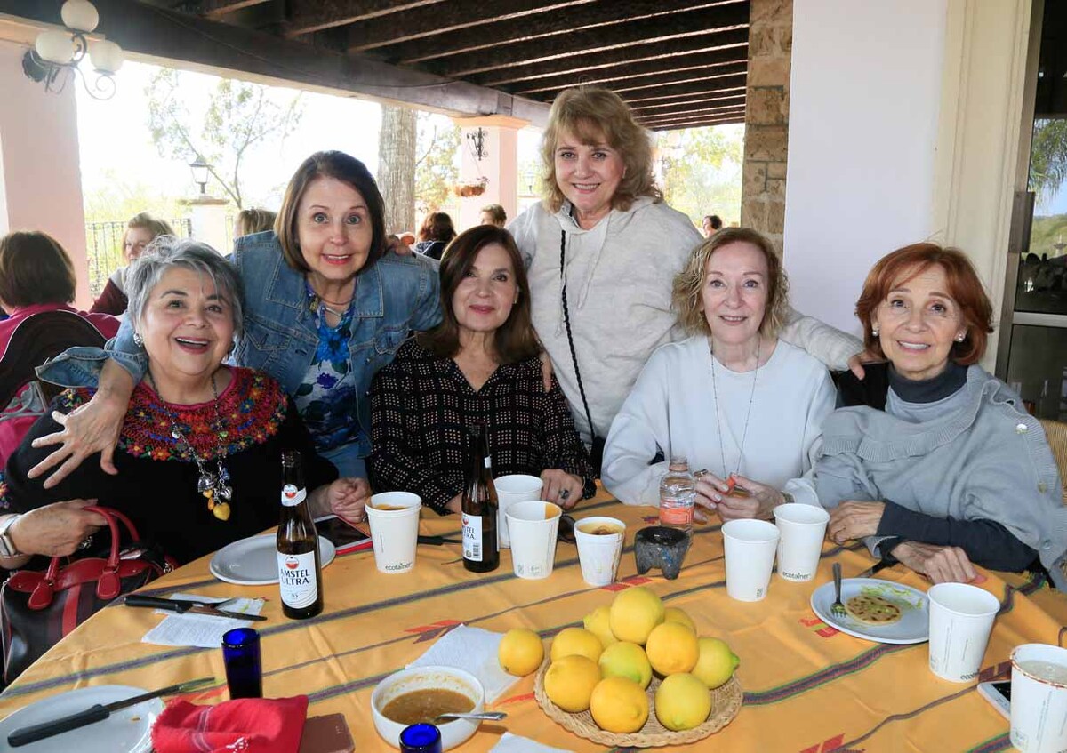 Alba Nora Martínez, Minis Collyer, Angélica Fernández, Mayi Saldívar, María Moyeda y Lupina de Rodríguez