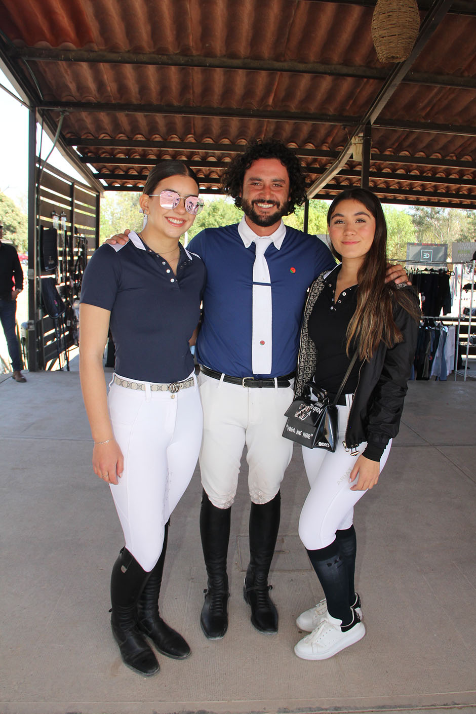 Allyson Cuevas, José Arévalo y Ana Pérez