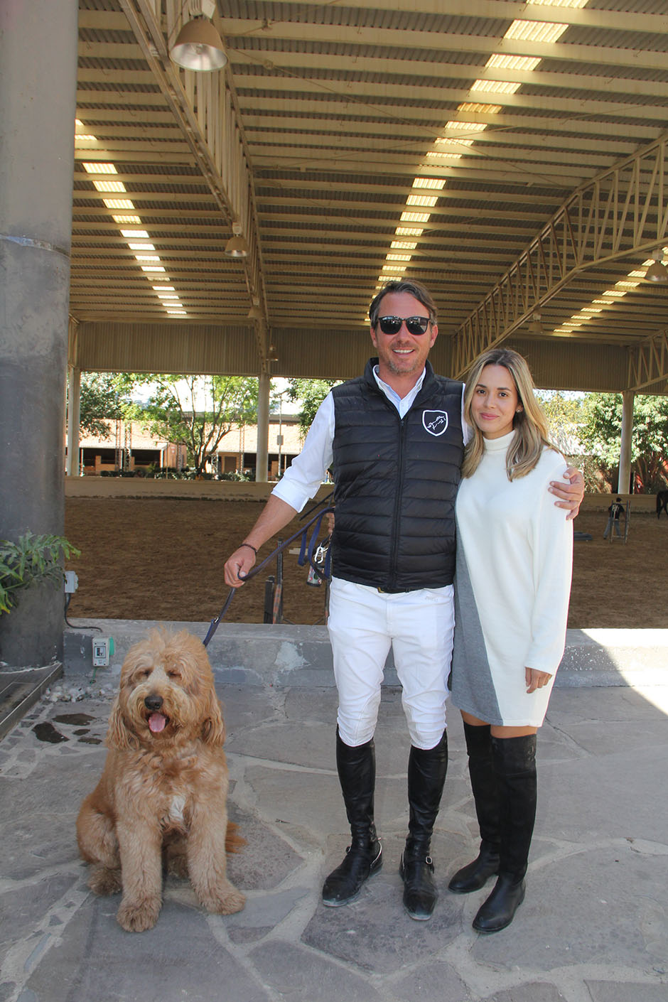 Benji, Fernando Marcondes y Karla Rivas.