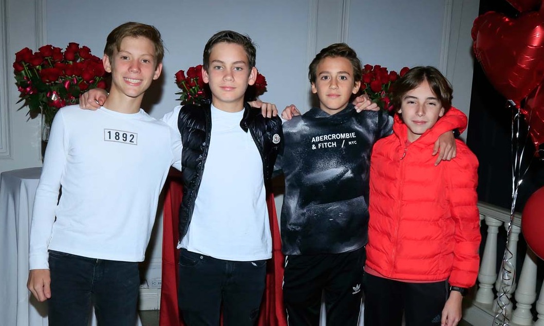 Andrés Rodríguez, Federico Calderón, Santiago Ganem y Gabriel Robles