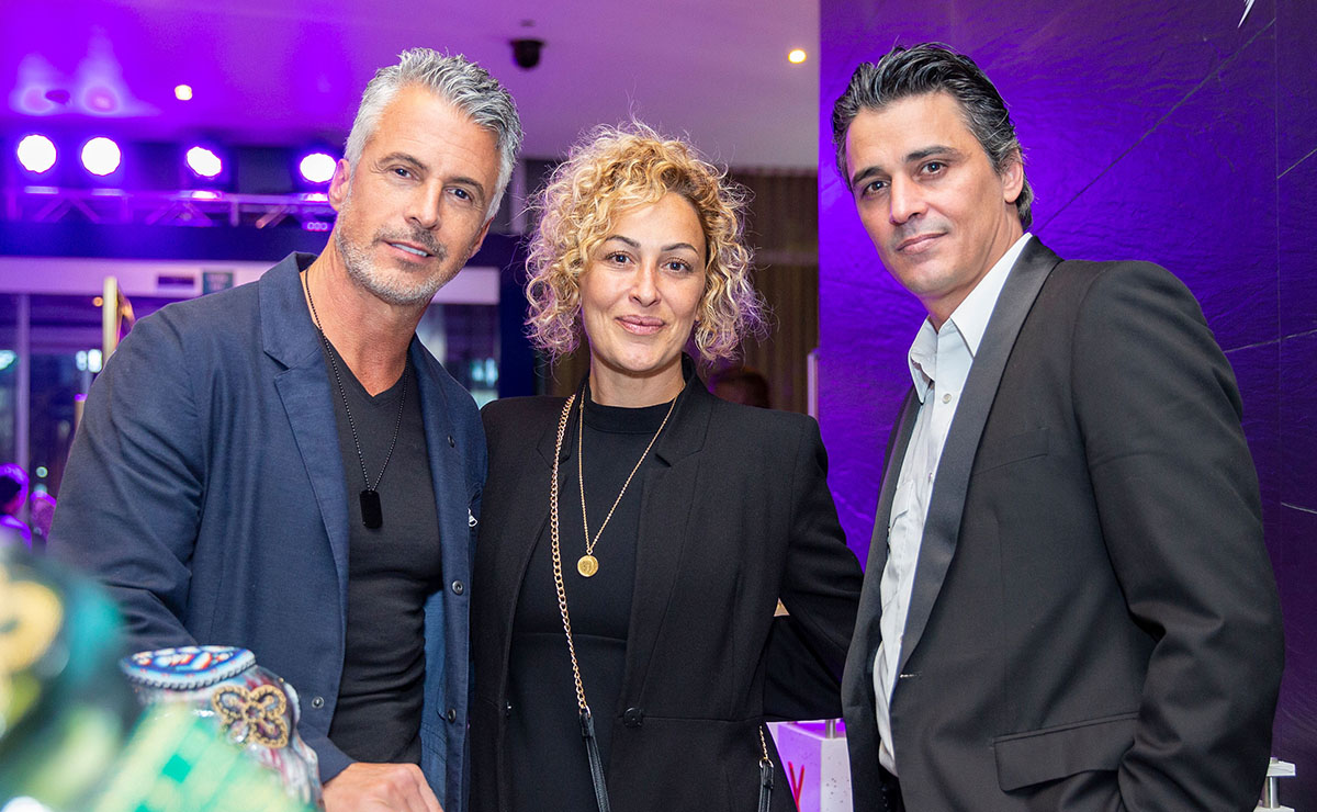 Diego Soldano, Shiran Abraham y Luis Ugarte