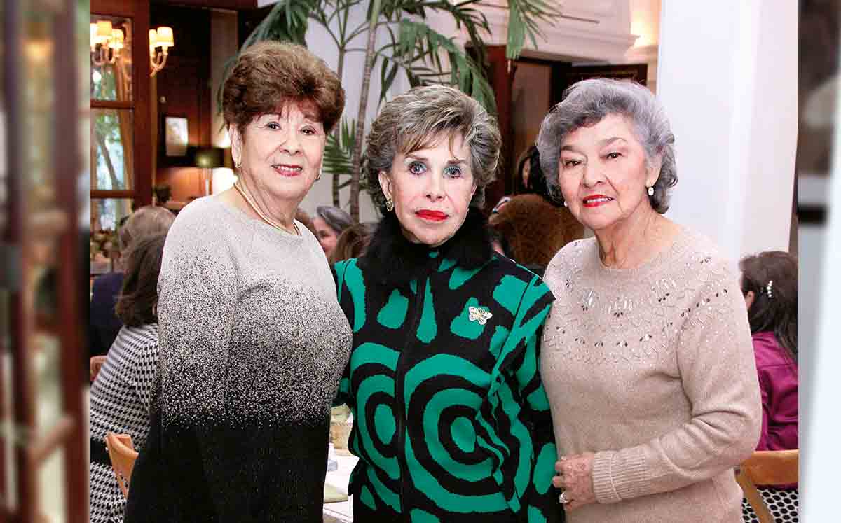 Amparo Díaz, Ana Bertha Segovia y Sonia de Palomares / Foto: José Chang