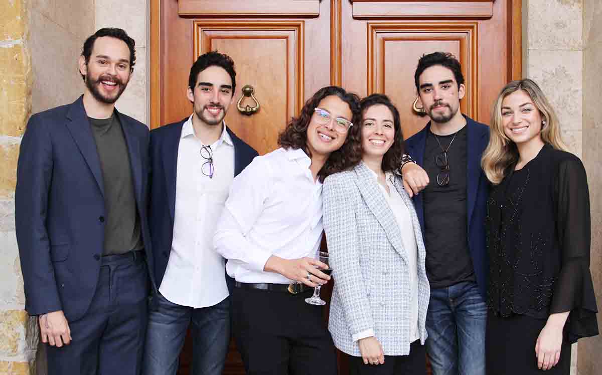 Sebastián Gómez, Luis Felipe Gómez, Carlos Gómez, Grace Gómez, Juan Pablo Gómez y Ana Victoria Gómez / Foto: José Chang