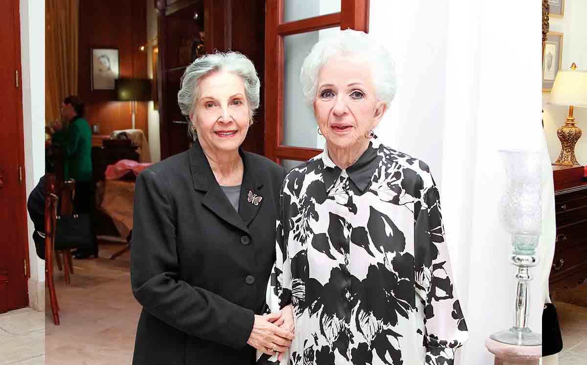 Martha Elena Garza y Mimi Galván / Foto: José Chang