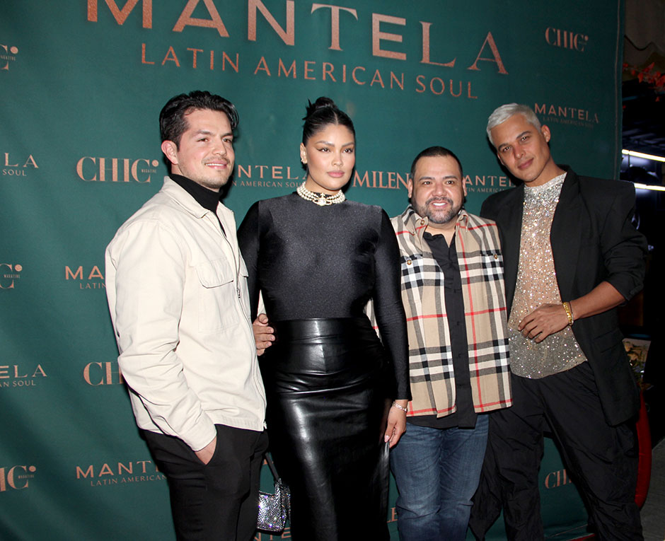 Giovany Mayora, Jocelyn Corona, Benito Santos y Luis Torres