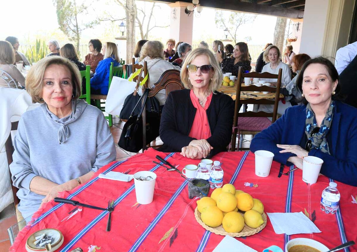 Ivonne Mouret de Odriozola, Graciela Elizondo de Albuerne y Norma Elizondo