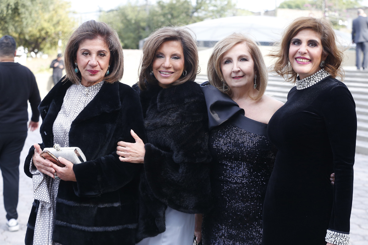 Noel Nader, Madelon Sarquiz, Tere Assad y María Elena Assad