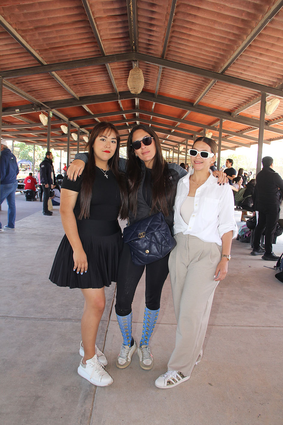 Priscilla Betancourt, Marisa Aguayo y Aniel Villanueva