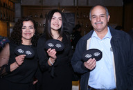 Carmen, Ana Laura y Eduardo