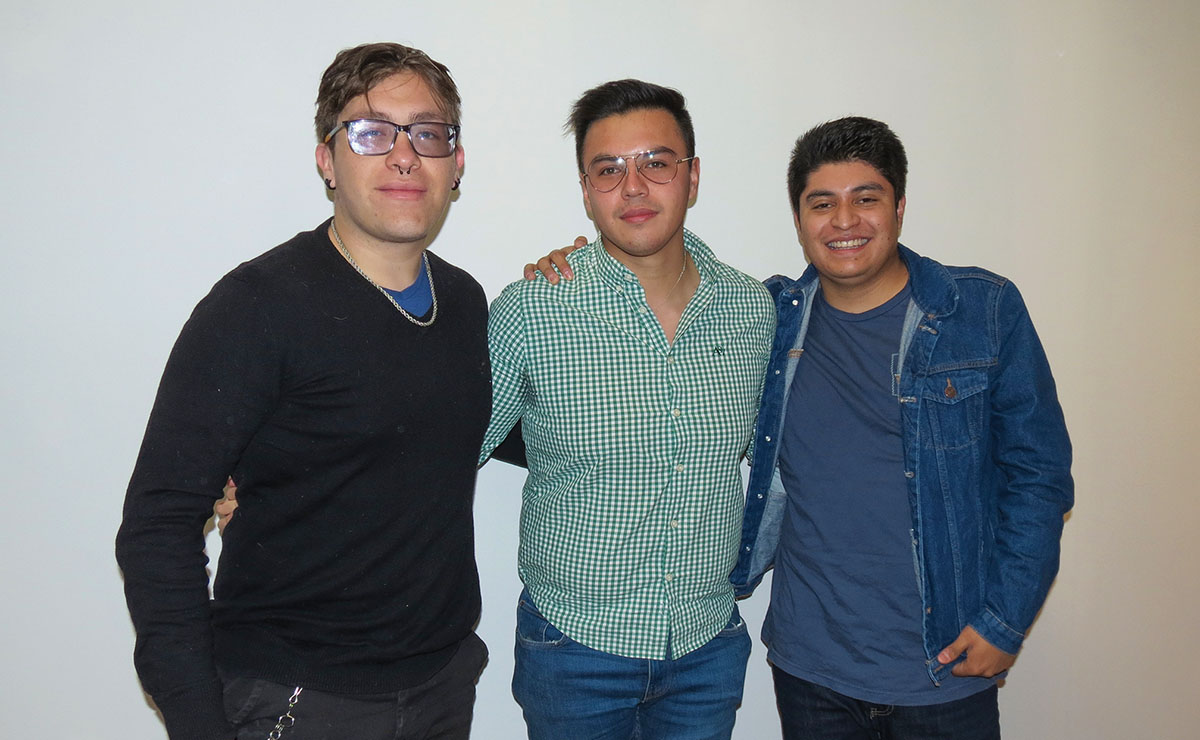 Luis González, Rodolfo Mata y Enrique Martínez