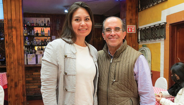 Judit Serrano y Leonardo Celaya