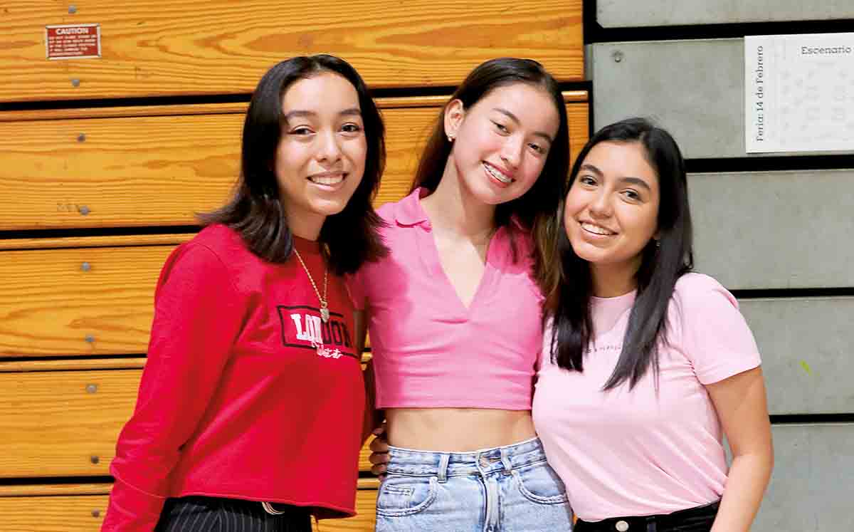 Paulina González, Maryam Muñoz y Camila Bautista / Fotos: Dennis Hernández