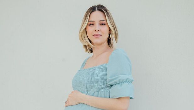 Mariana Rodríguez: Vestidos más chic en la recta final de su embarazo (Foto: Instagram)