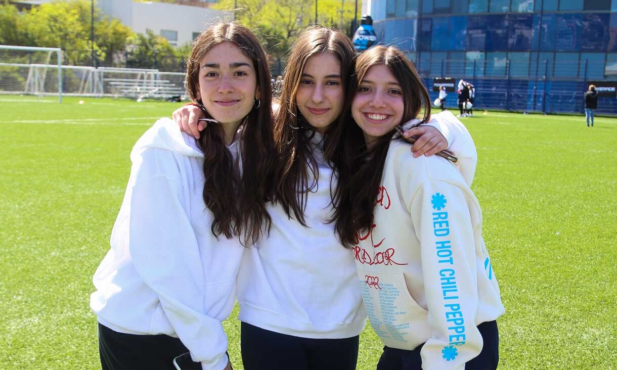 Eva Arcq, Sofía Medina y Lucía Rodríguez
