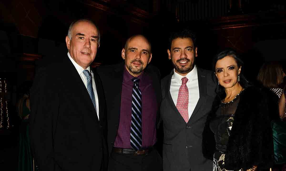 Agustín Millán, Carlos Bellego, Mauricio Álvarez y Eva García Tapia