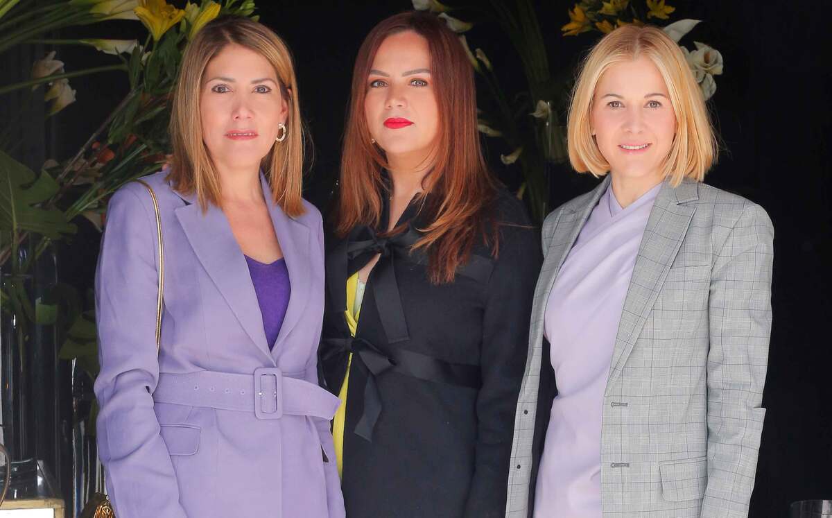 Balbina López, Brenda González y Loreto Villarreal
