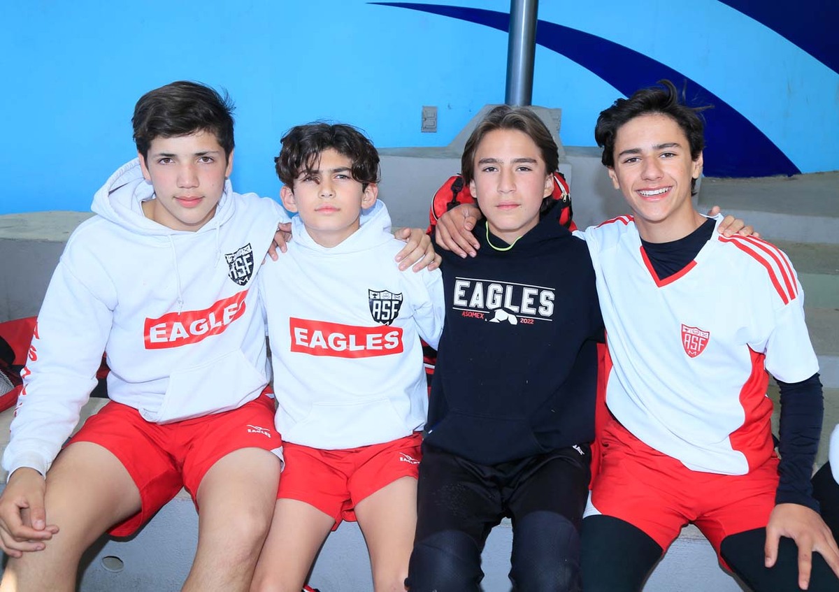 Bernardo García, Nicolás Villanueva, Luis Chávez y Cristóbal García