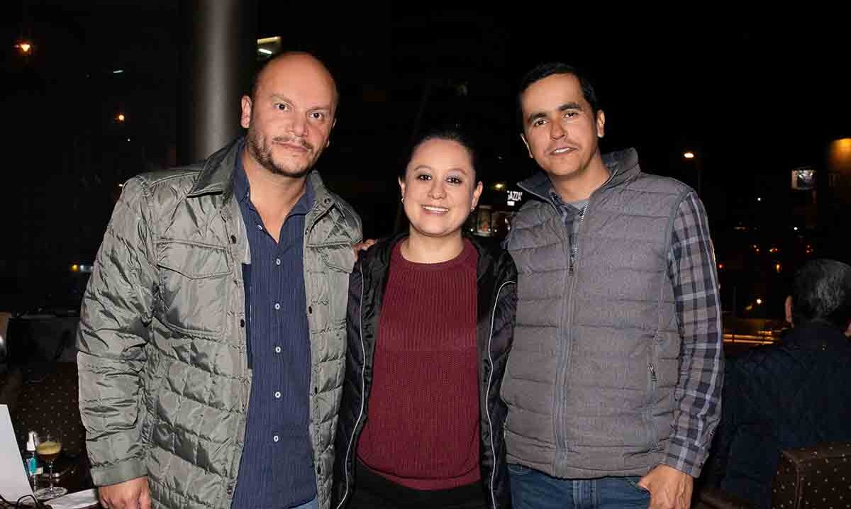 Luis Palma, Adriana Amador y Vico Hernández