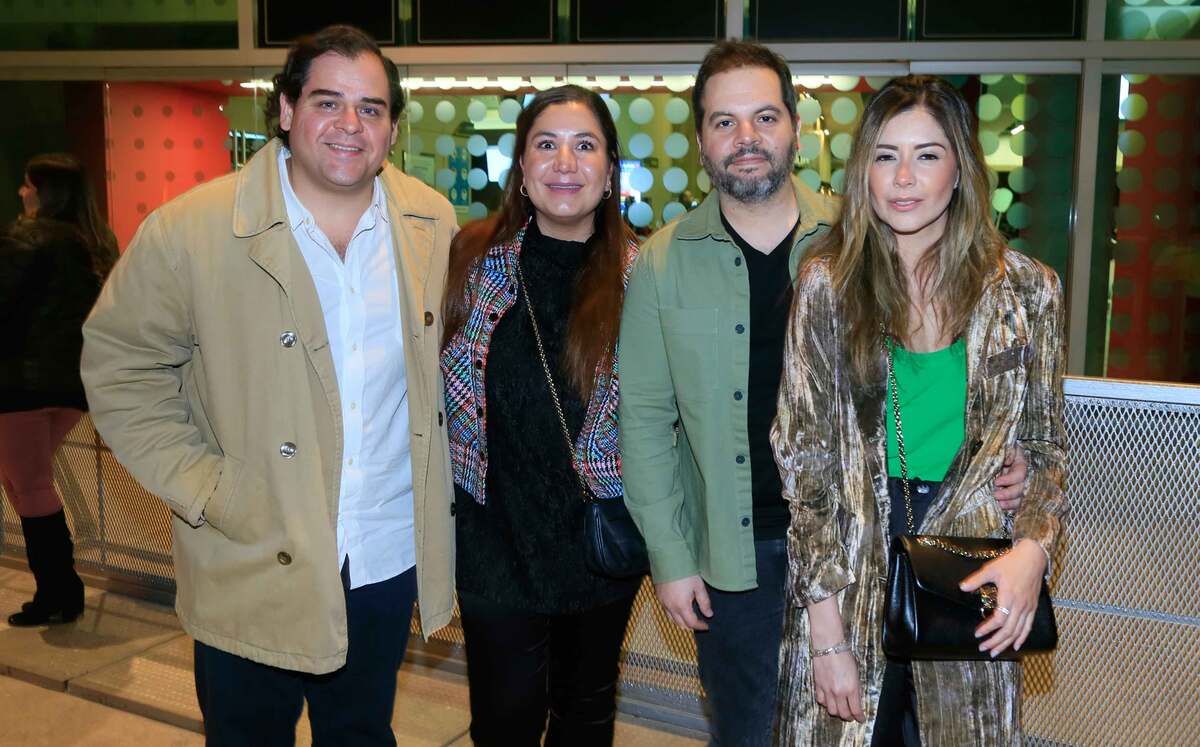 Guillermo García, Ana Sofía Rico, Fernando Pérez y Adriana Álvarado