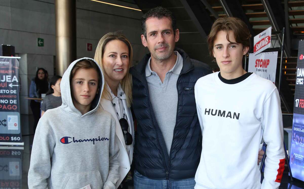 Santiago Ganem, Ingrid de Ganem, Mauricio Ganem y Rodrigo Ganem