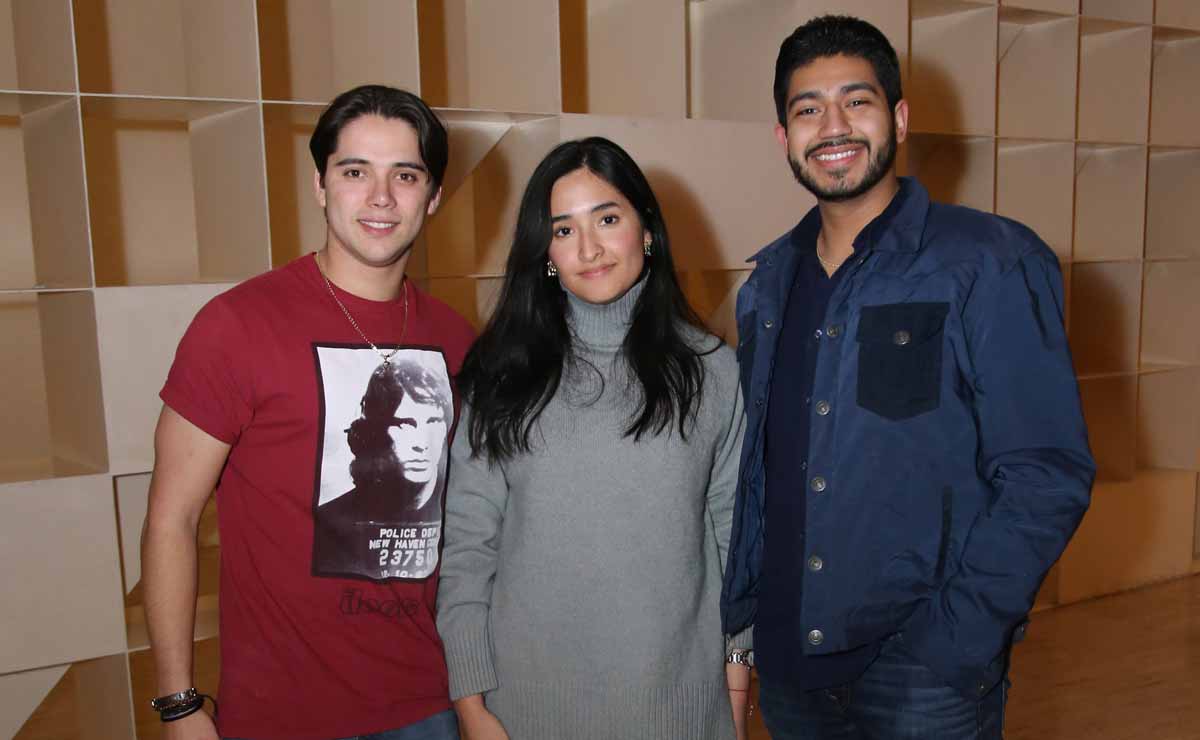 Sergio Cruz, Paola Villafuerte y Brayan Maldonado / Fotos: Roberto Alvarado