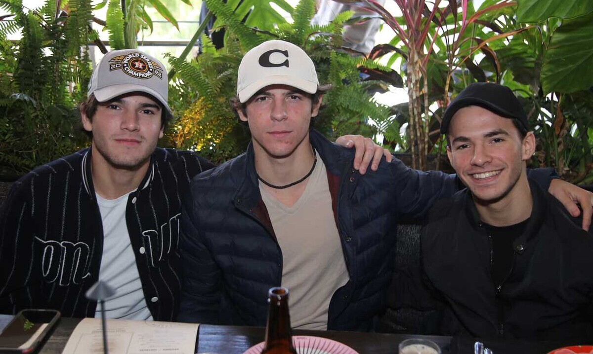 Sergio Flores, Mariano Luna y Juan José Cadiñano