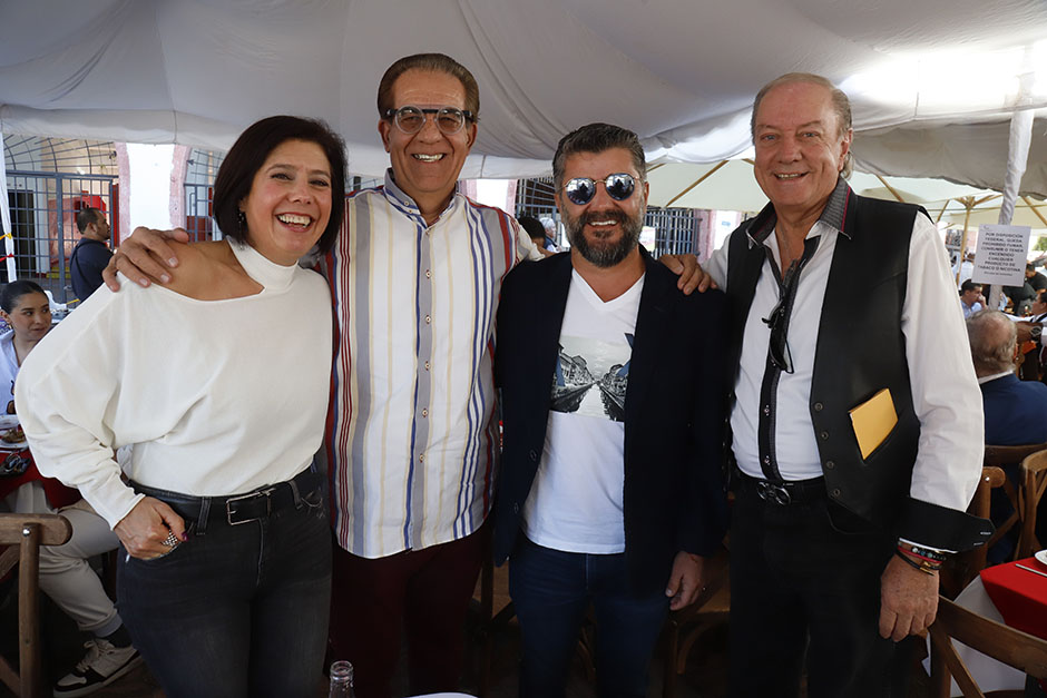 Armida Fernández, José Manuel Fernández, Mario Campero y Miguel Ángel García