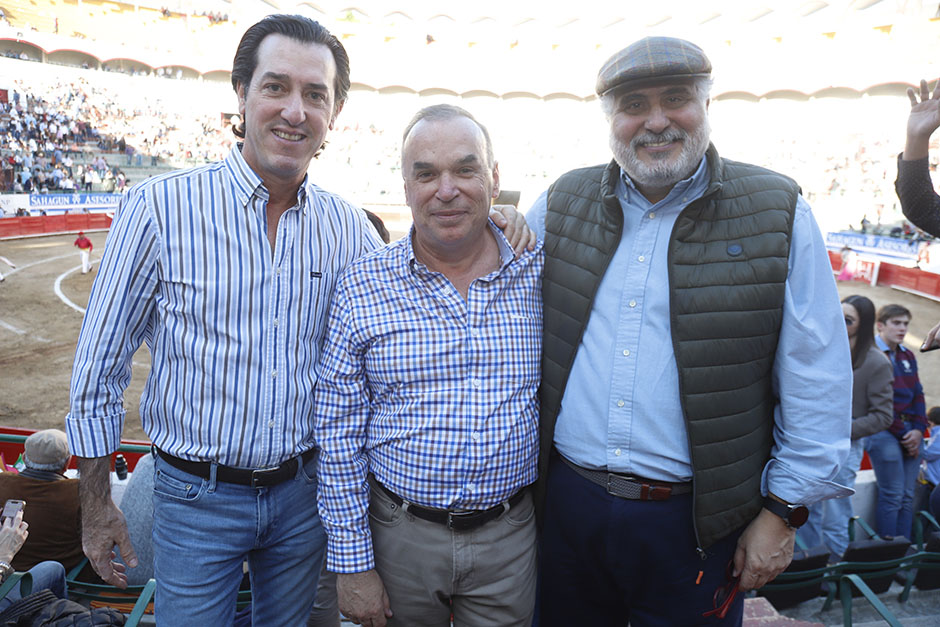 Carlos Álvarez, Francisco Aguilera y Jesús Gutiérrez Kabande