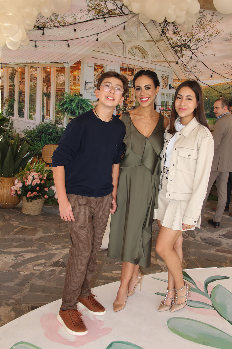 David Ibarra, Marifer Cabrera y Reggie Ibarra