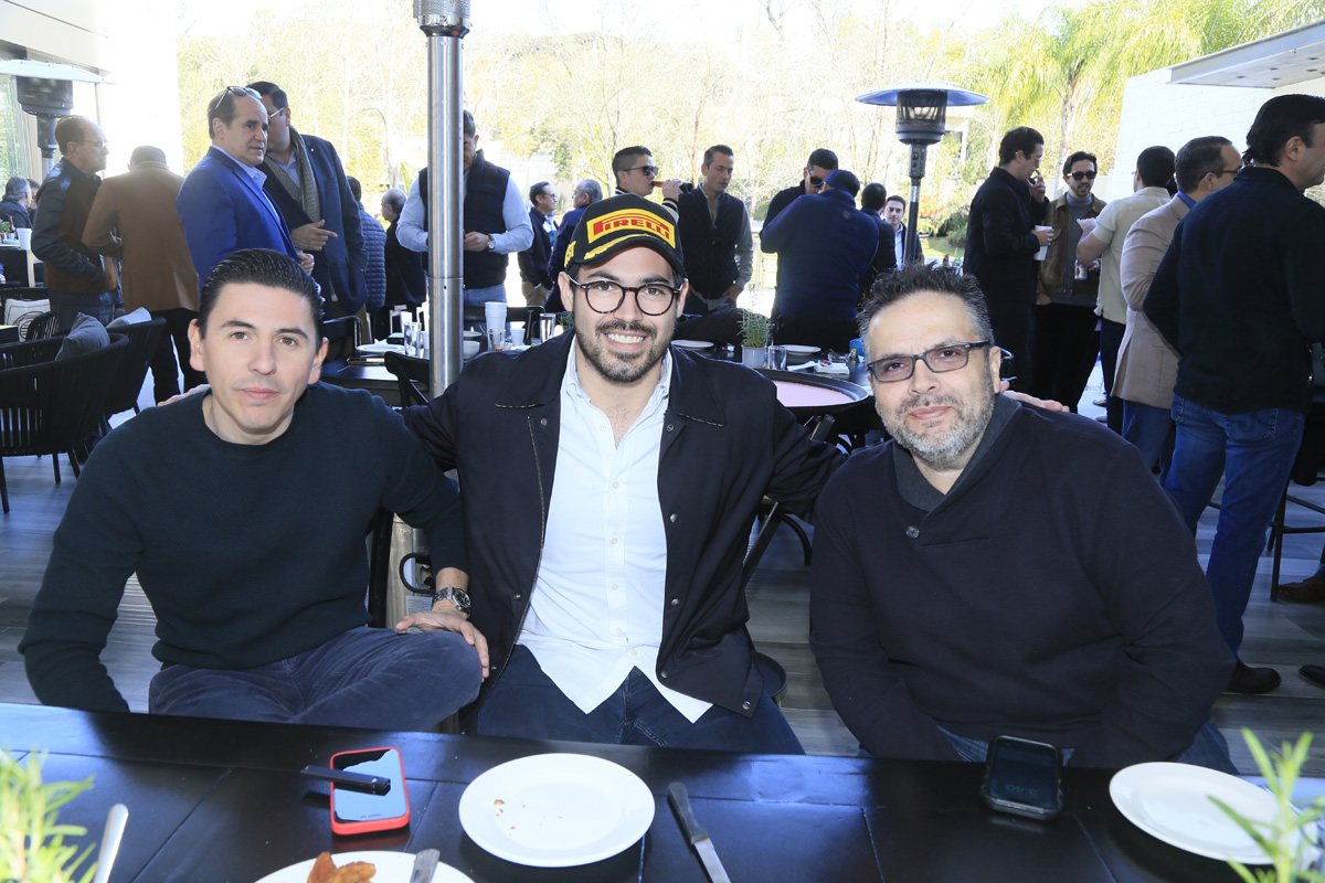 Jacobo Leal, David De la Peña y Servando Cano
